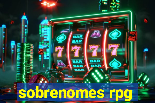 sobrenomes rpg